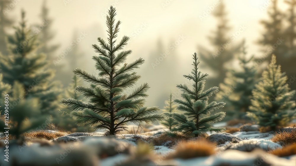 Minimalist logo: tilted pine trees, contemporary style. Minimalist logo: tilted pine trees, contemporary style.