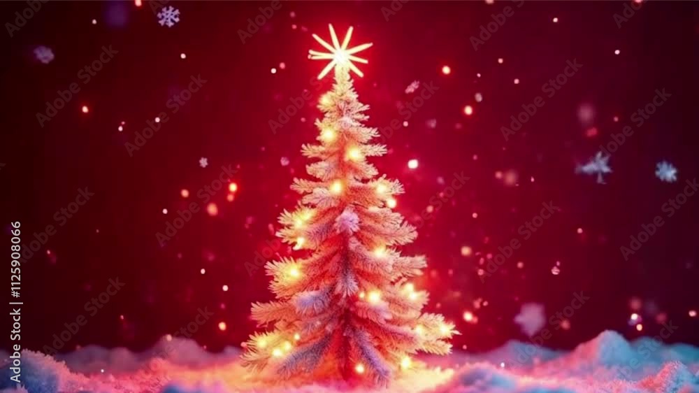 christmas tree with lights christmas tree with lights