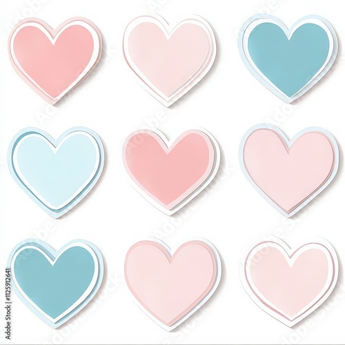 Valentine's Day Lifestyle Pastel Heart PACK photo