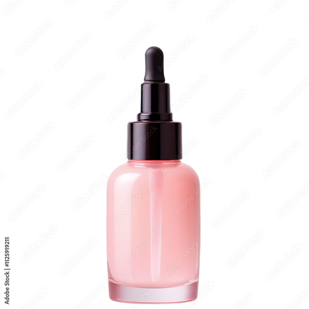 Pink Serum in Dropper Isolated Pink Serum in Dropper Isolated