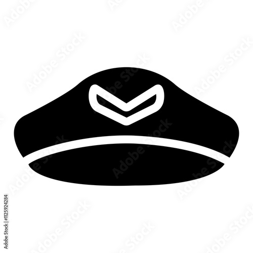 pilot hat Solid icon