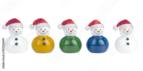 snowman in red cap