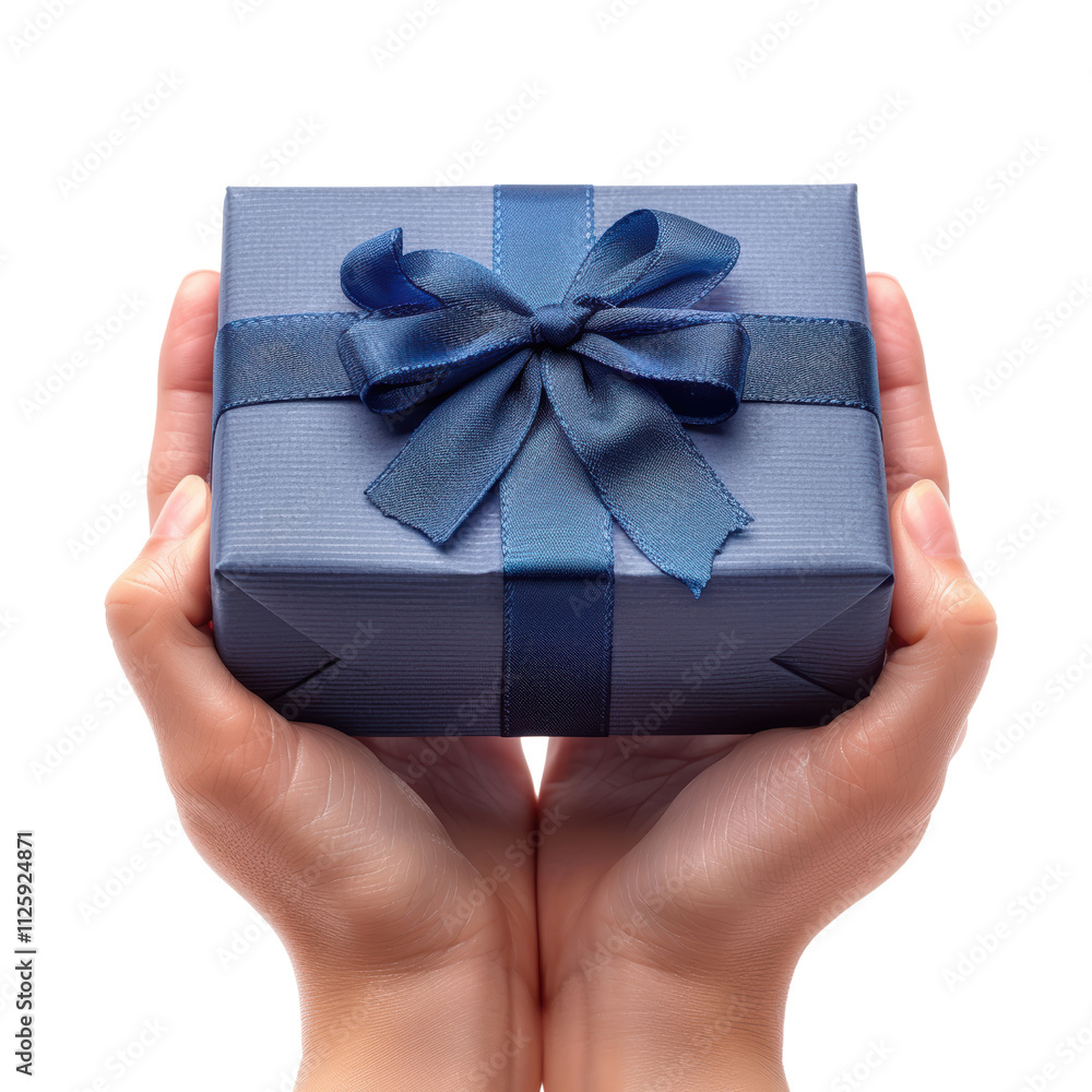 A Thoughtful Gesture Beautifully Wrapped Gift with a Blue Bow Perfect for Celebrations and Special Moments in Lifes Journey A Thoughtful Gesture Beautifully Wrapped Gift with a Blue Bow Perfect for Celebrations and Special Moments in Lifes Journey