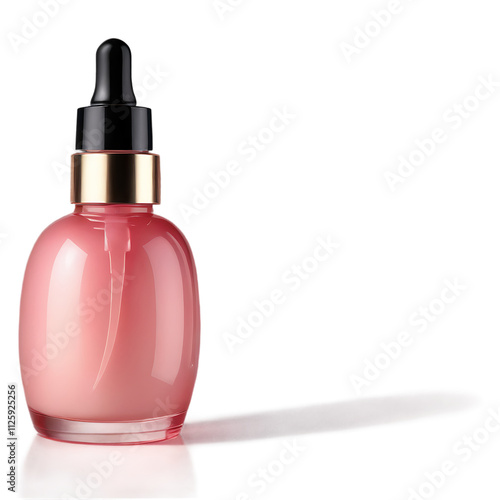 Pink Serum in Dropper Isolated