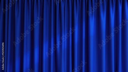 Curtain images, blue curtain on a white isolated, blue curtain background