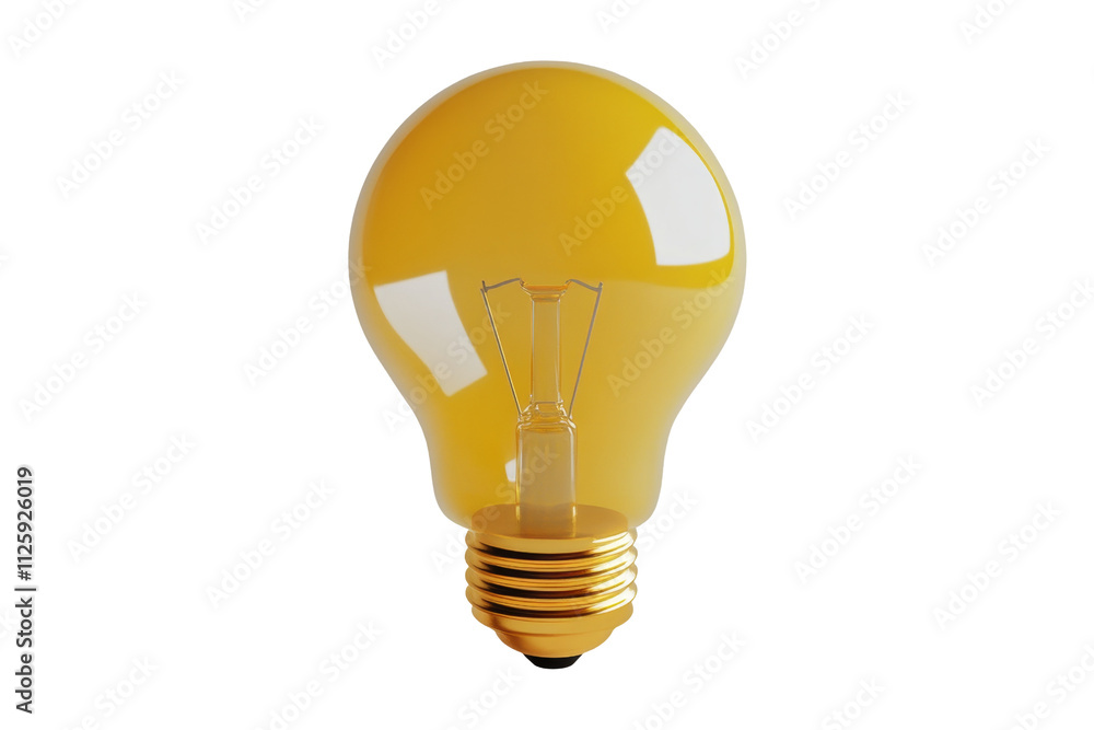 Illuminating ideas isolated light bulb symbol on for creative concepts Illuminating ideas isolated light bulb symbol on for creative concepts