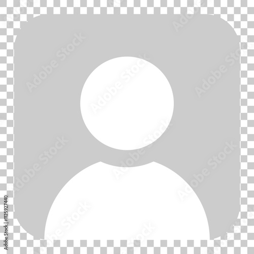 User profile icon. Profile icon set. User icon. Avatar icon for mobile concept and web design. default profile icon on transparent background eps 10.