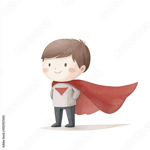 Superhero Boy: Watercolor I...