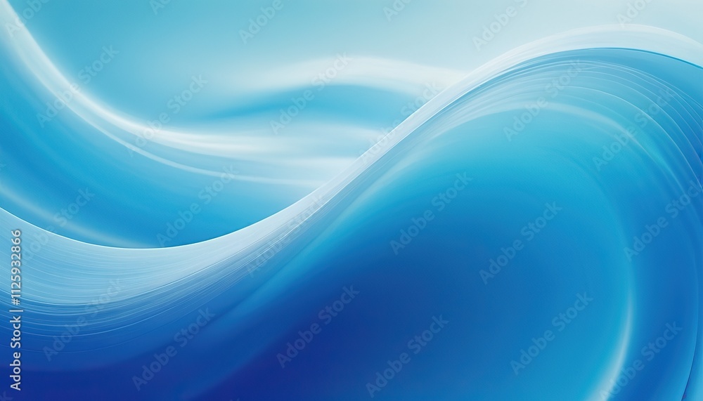 Abstract elegant simple smooth blue and white 3d plastic waves background wallpaper Abstract elegant simple smooth blue and white 3d plastic waves background wallpaper