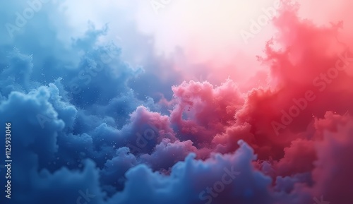 Moody Storm Cloud Formations - Abstract Wallpaper for Desktop - Vector Illustration for Photo Editing