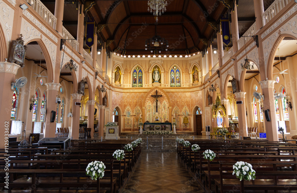 Obraz premium Cathedrale de Chantaburi, Thailand