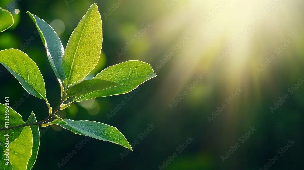 A close-up of vibrant green leaves illuminated by sunlight, creating a serene, natural atmosphere. A close-up of vibrant green leaves illuminated by sunlight, creating a serene, natural atmosphere.