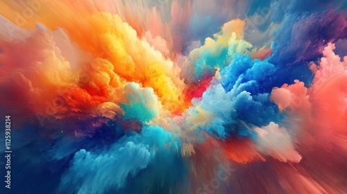 Vibrant Explosion of Colors: A Symphony of Hues