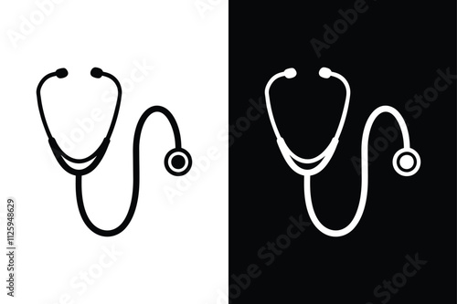 Versatile Stethoscope Vector. Ideal for Medical Applications