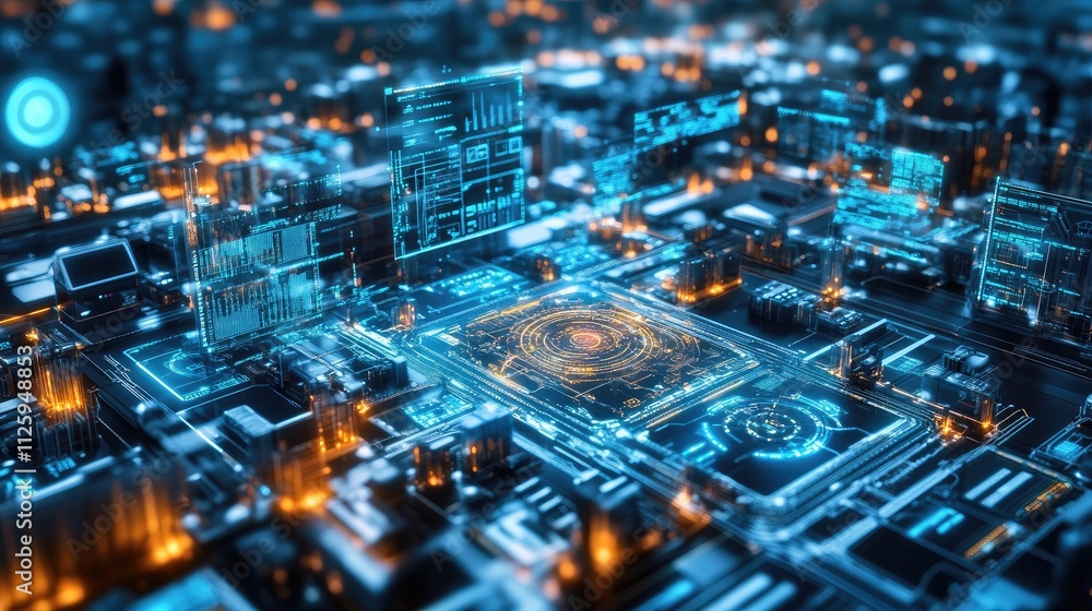 A futuristic operations hub with advanced surveillance technology and data monitoring, representing modern command centers. A futuristic operations hub with advanced surveillance technology and data monitoring, representing modern command centers.