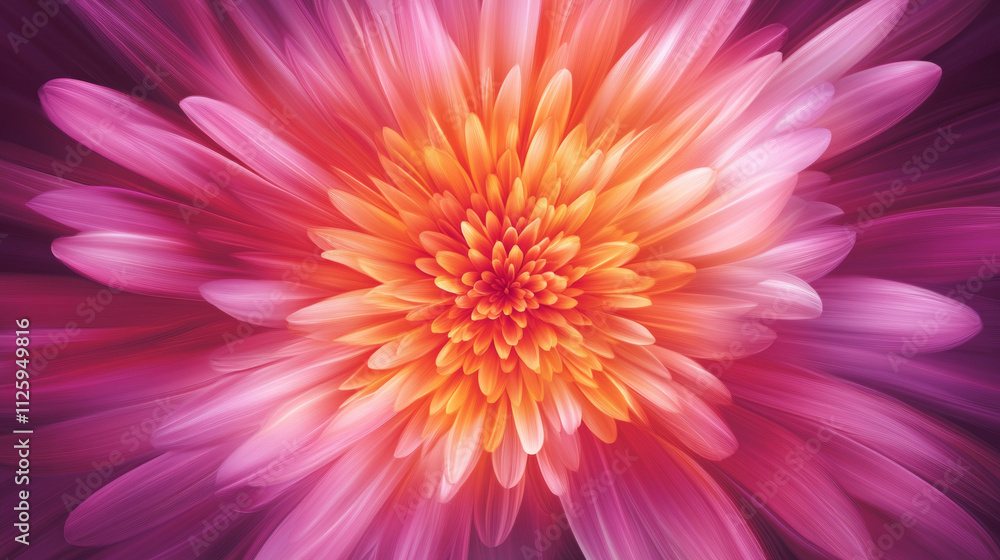 flower petals radiate in beautiful display of colors and depth flower petals radiate in beautiful display of colors and depth