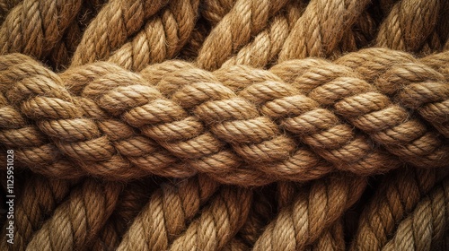 Close-Up of Braided Rope