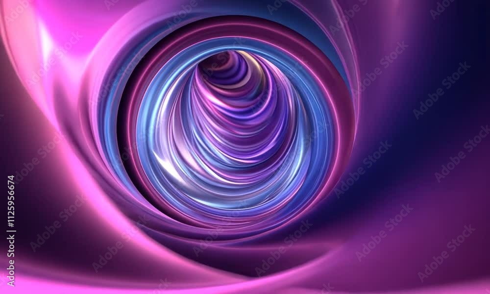 Abstract swirling vortex of vibrant pink and purple hues, creating a mesmerizing tunnel effect. Abstract swirling vortex of vibrant pink and purple hues, creating a mesmerizing tunnel effect.