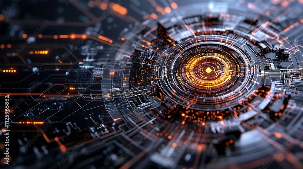 custom made wallpaper toronto digitalGlowing 3D MRI Scan Powered by Cutting Edge Technology Displayed on a High Tech Screen