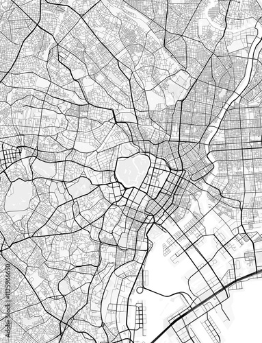 Photography Map of Tokyo, Japan