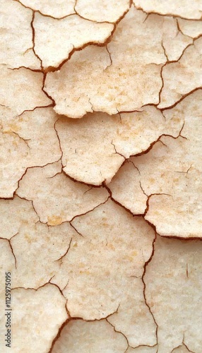 Cracked dry surface resembling parched earth or clay.