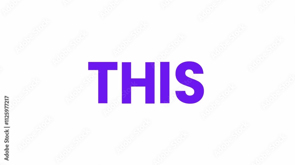 This Text Animation. Alpha matte with transparent background 4K resolution. This Text Animation. Alpha matte with transparent background 4K resolution.