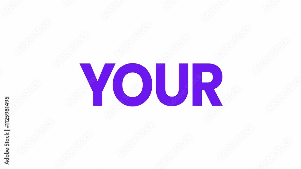 Your Text Animation. Alpha matte with transparent background 4K resolution. Your Text Animation. Alpha matte with transparent background 4K resolution.