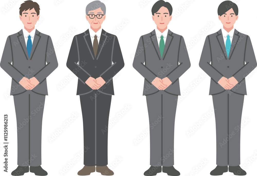 スーツ姿の男性 スーツ姿の男性