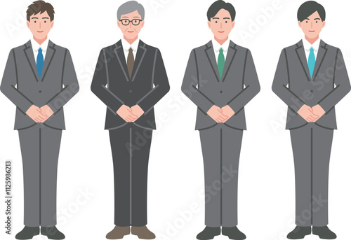 スーツ姿の男性