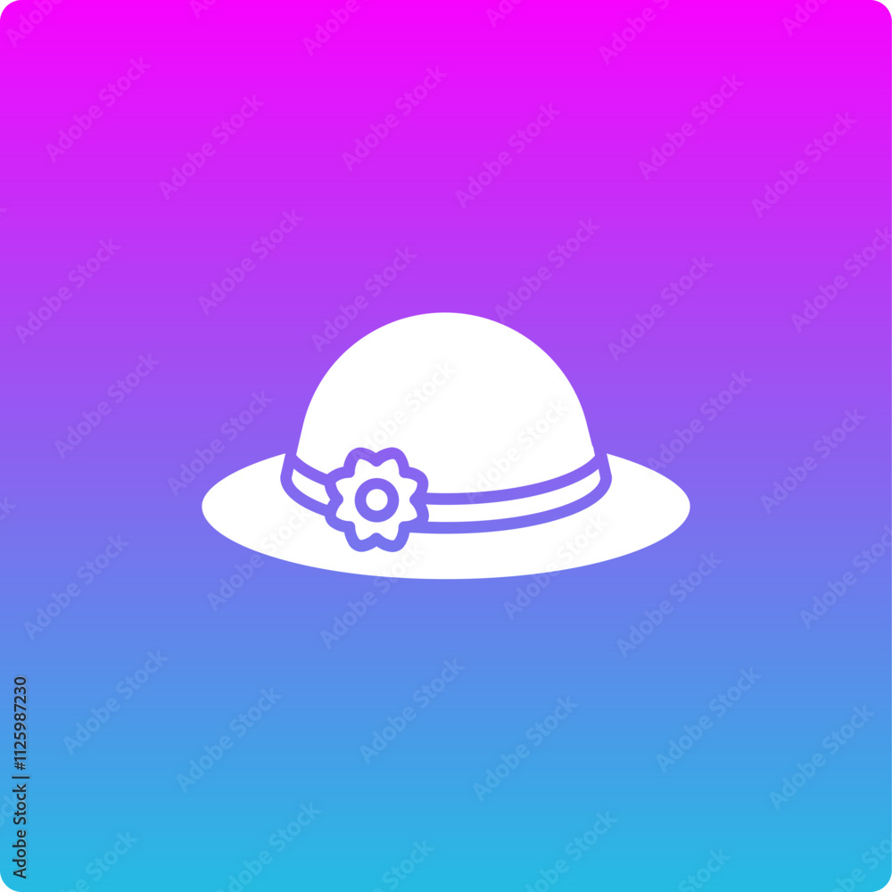 Fototapeta premium Pamela Hat Icon