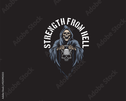Grim Reaper Fitness illustration