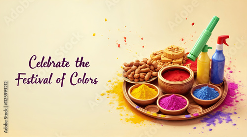 Celebrate the festival of colors with joy and tradition photo