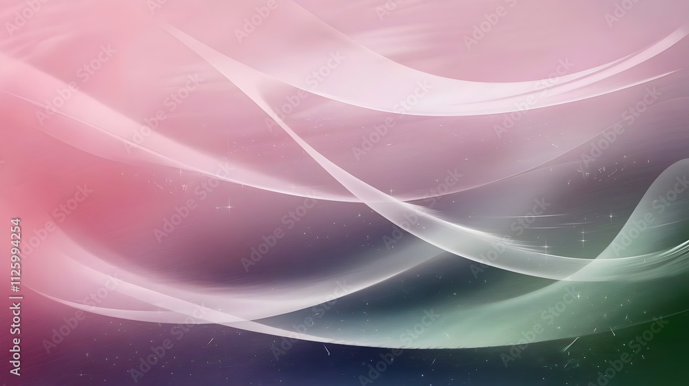 Fototapeta premium Soft Aura Wallpaper Dreamy Gradient with Blush, Sky Blue, and Mint Green