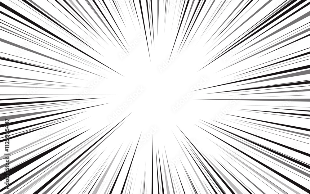 Fast speed lines on white background. Anime comic speed line movement effect. Vector illustration. Fast speed lines on white background. Anime comic speed line movement effect. Vector illustration.