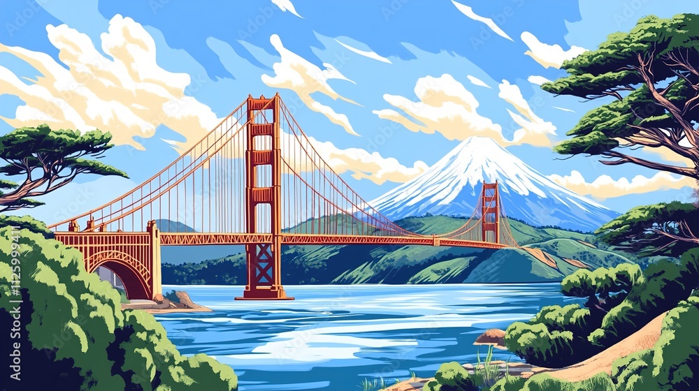 Fototapeta premium golden gate bridge