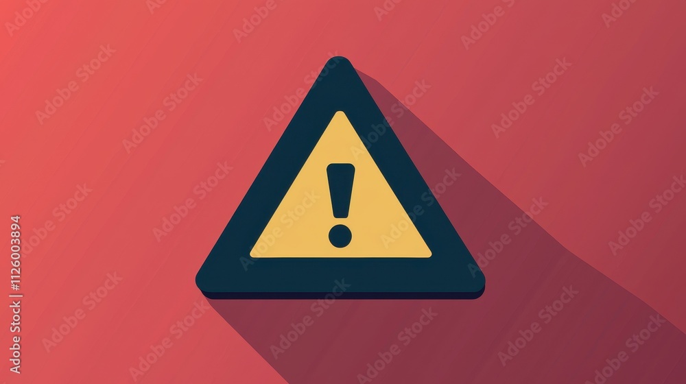Attention Alert Sign Icon with Bold Design in Triangle Shape for Safety Warnings Attention Alert Sign Icon with Bold Design in Triangle Shape for Safety Warnings