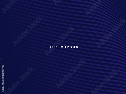 Premium background design with diagonal dark blue stripes pattern. Vector horizontal template for digital lux business banner, contemporary formal invitation, luxury voucher, prestigious gift certific