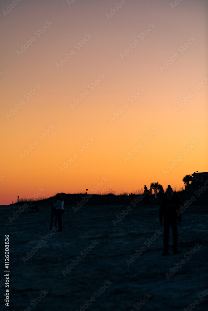 Obraz premium Endless Shoreline: Vistas of the Tranquil Beach