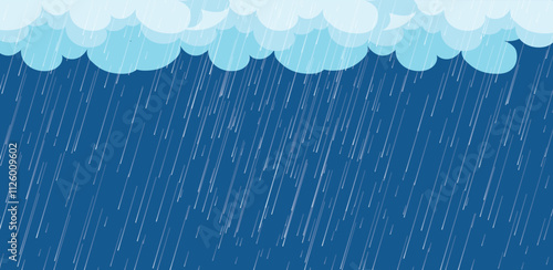 фотографія Rain drops bubble on transparent color background
