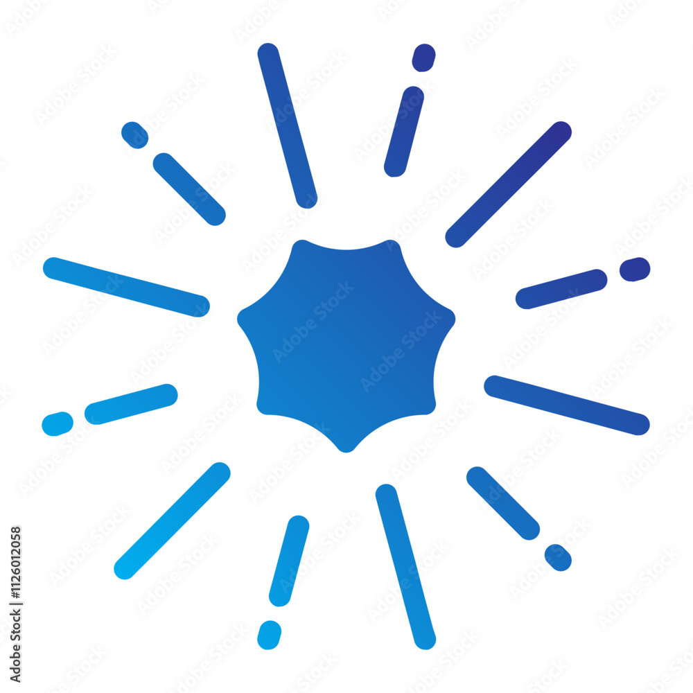 Flat Gradient Fireworks sparks Celebration Icon
Flat Gradient Fireworks sparks Celebration Icon
