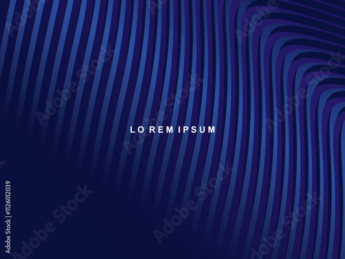 Premium background design with diagonal dark blue stripes pattern. Vector horizontal template for digital lux business banner, contemporary formal invitation, luxury voucher, prestigious gift certific