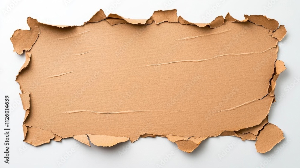 A photostock of a soft beige sheet of clean textured paper isolated on a white background, ideal for stationery or design themes. High Quality A photostock of a soft beige sheet of clean textured paper isolated on a white background, ideal for stationery or design themes. High Quality