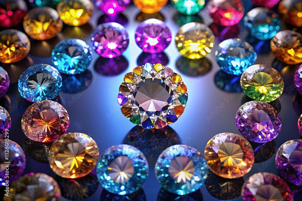 Minimalist Diamond Circle Array Photography AI Art Minimalist Diamond Circle Array Photography AI Art