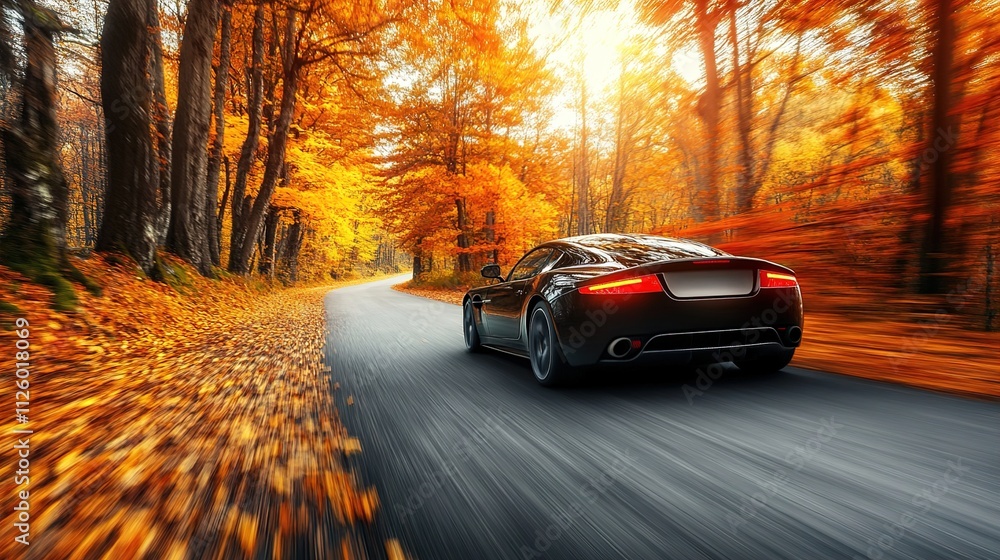 Fototapeta premium driving on the road