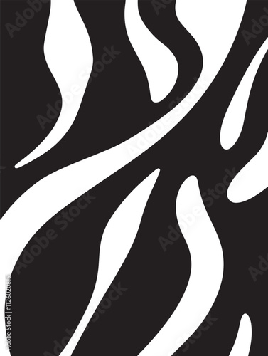 Abstract vector bubble mask - editable graphic overlay for designers