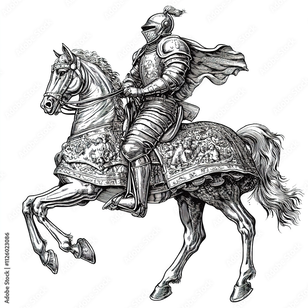 knight on horseback knight on horseback