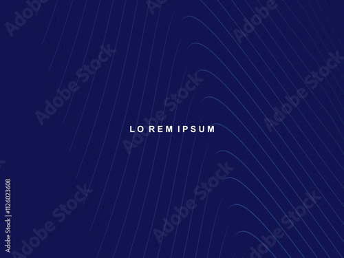 Premium background design with diagonal dark blue stripes pattern. Vector horizontal template for digital lux business banner, contemporary formal invitation, luxury voucher, prestigious gift certific