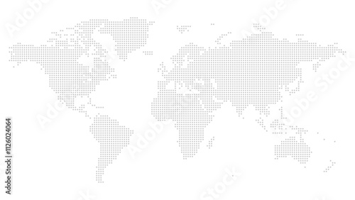 World map point and line composition concept of global business. Global network connection.  Vector Illustration Free Vector