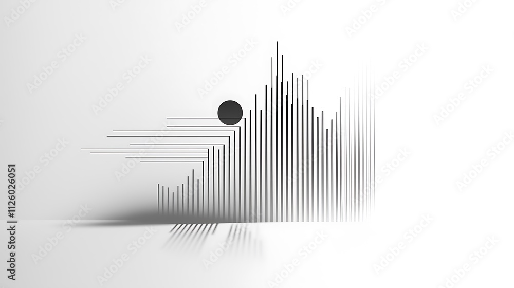 The image has a modern and minimalist feel to it, with the black The image has a modern and minimalist feel to it, with the black