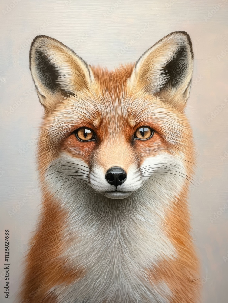 A fox is looking at the camera A fox is looking at the camera